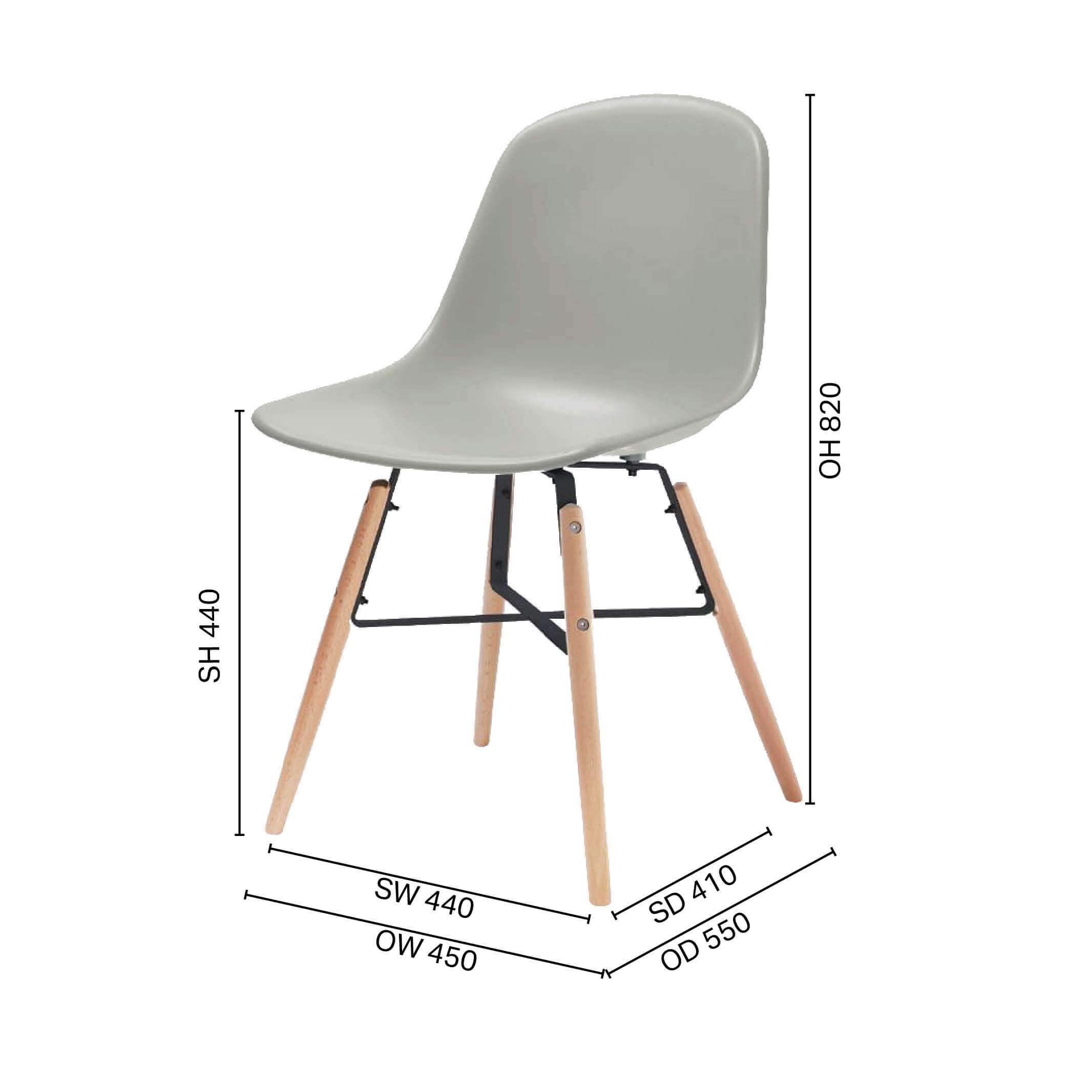 Adik – Wood Side Chair
